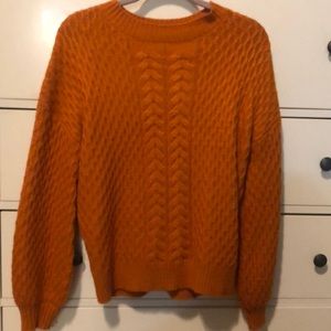 Orange Sweater